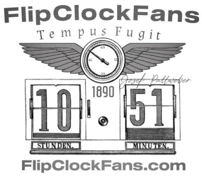 Rare 1966 Solari Retro Vintage Orange Flip Clock 